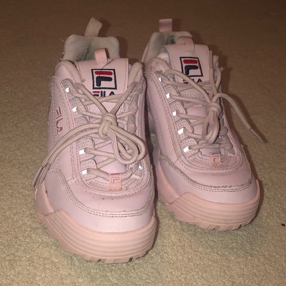 womens fila disruptor ii rose athletic shoe